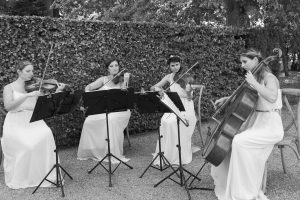 Cérémonie de mariage, chateau de la porte, Ivana String Quartet